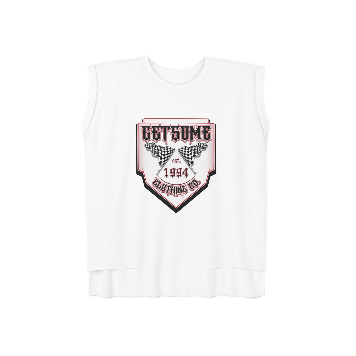 Women’s Flowy Rolled Cuffs Muscle Tee