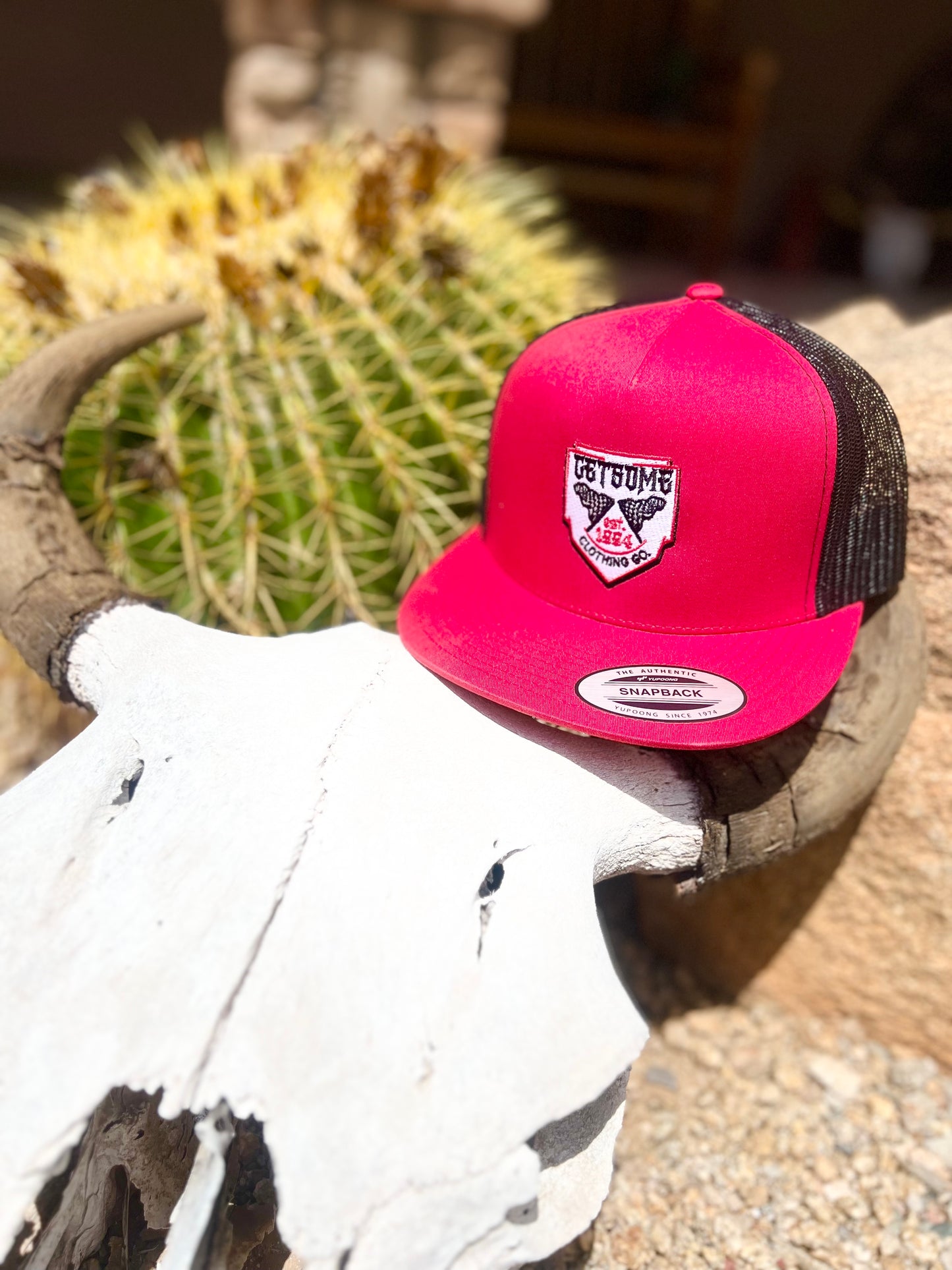 GETSOME checkered flag hat